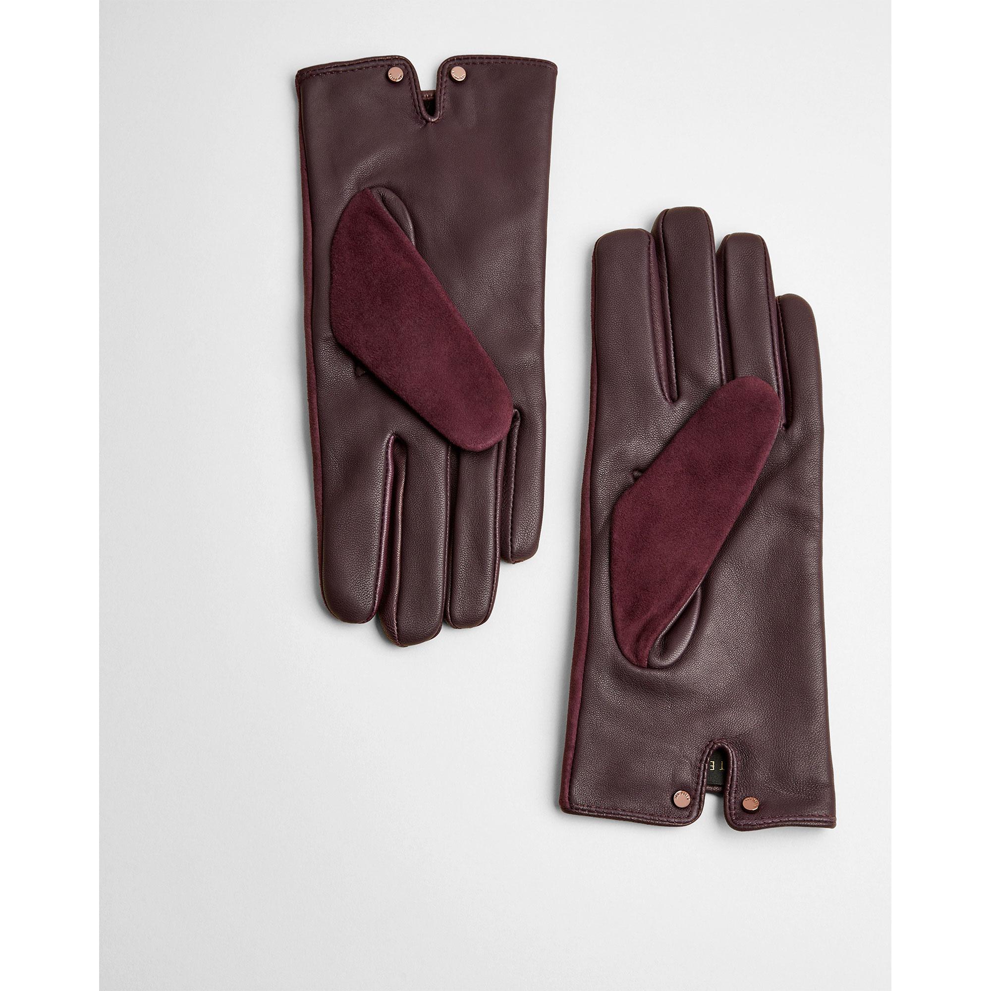 Sofie Suede And Leather Gloves